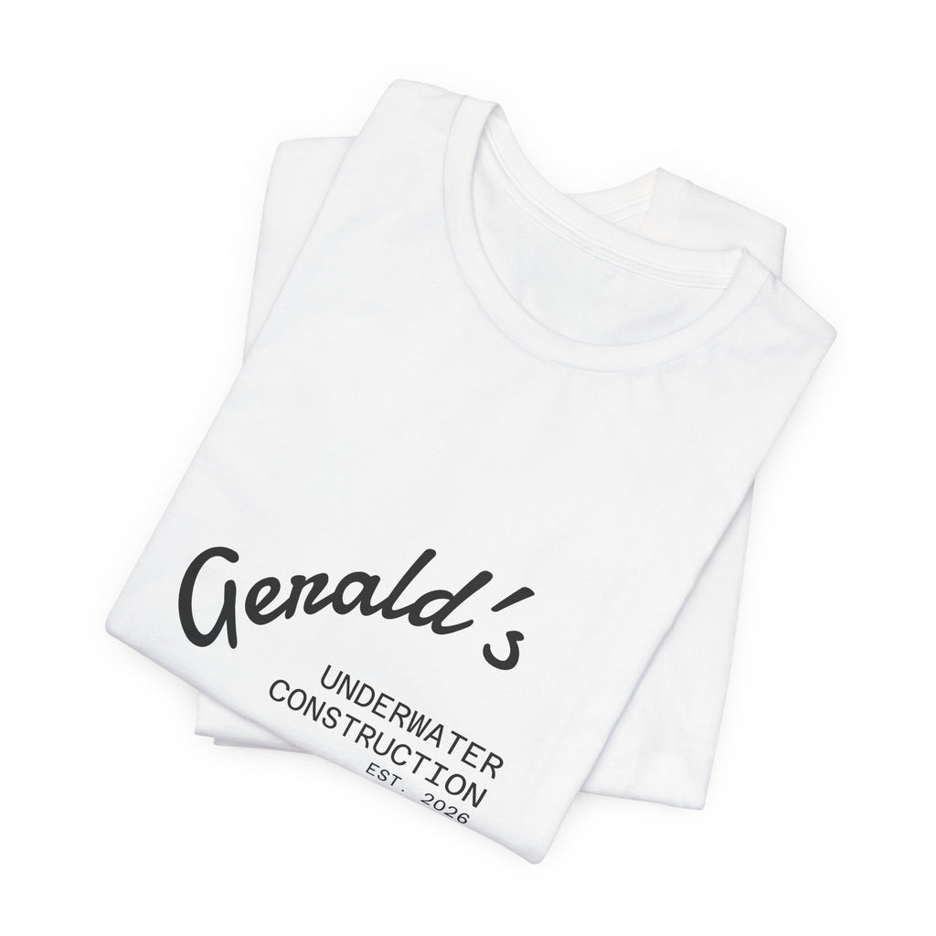 Gerald's Underwater Construction Dolphin Tee